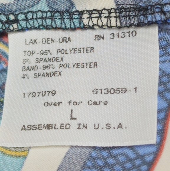 Fortune + Ivy Sz L NWT Colorful Paisley Tank Top - Picture 6 of 6